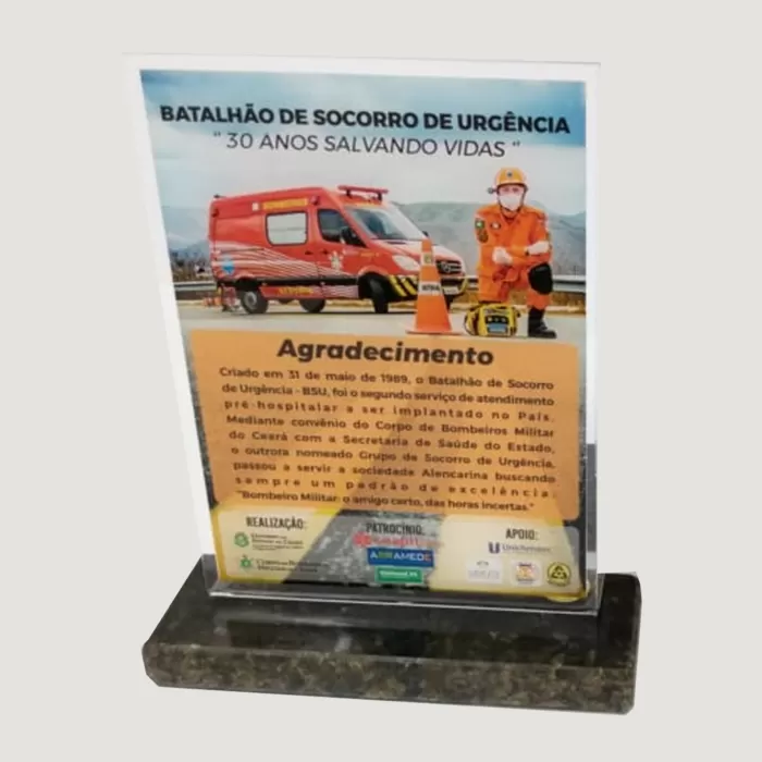 TROFÉU DE ACRÍLICO